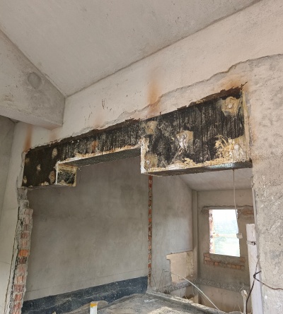 广西别墅门洞改造包钢加固工程案例