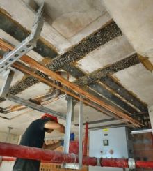 广西楼板开洞粘钢加固补强案例